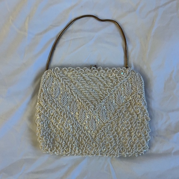 Handbags - Vintage Beaded Evening Bag Clutch